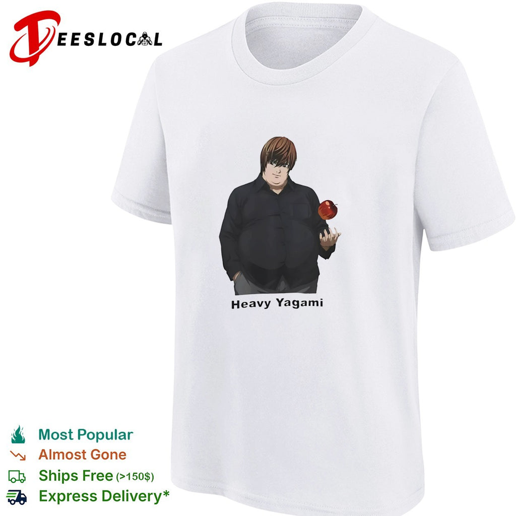 Heavy Yagami Death Note parody shirt