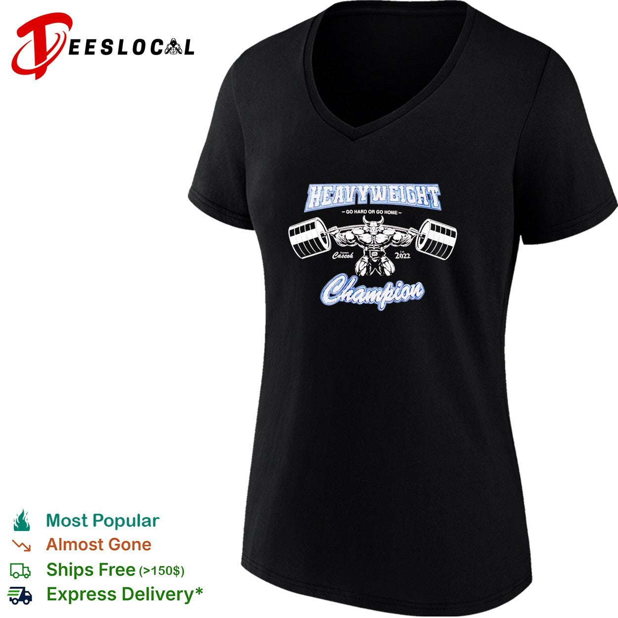 Heavyweight champion Caseoh games shirt