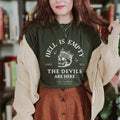 Hell Is Empty And All The Devils Are Here Shakespeare Shirt Hoodie, Sweatshirt | CiraTrend.com