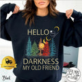 Hello Darkness My Old Friend Solar Eclipse April 08 2024 Shirt, Total Solar Eclipse 2024 Sweatshirt, Eclipse Lover,...