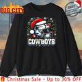 Helmet Santa Hat Dallas Cowboys Christmas shirt