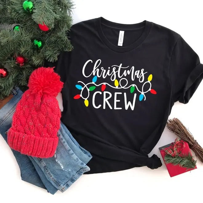 Christmas Crew 100% Cotton T-shirt - Unisex Style - Gift for Him/Her t shirt Hoodie, Sweatshirt | CiraTrend.com