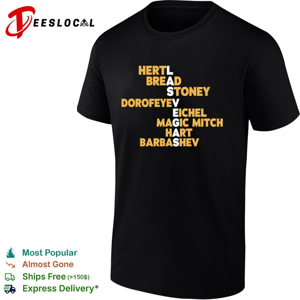 Hertl Bread Stoney Dorofeyev Eichel Magic Mitch Hart Barbashev Las Vegas Knights shirt