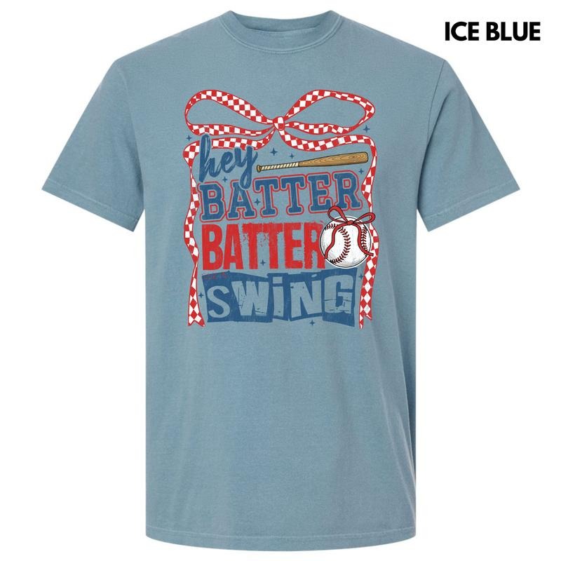 Hey Batter Swing Comfort Colors T-Shirt 'NLB' Hoodie, Sweatshirt | CiraTrend.com