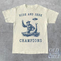 Hide And Seek Ufo Tshirt, Retro Bigfoot Shirt, Bigfoot Riding Dinosaur Shirt Hoodie, Sweatshirt | CiraTrend.com
