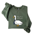 Today I'm A Serious Goose, Silly Goose Sweatshirt, Funny Silly Goose University Hoodie, Cute Gift for Her/Him, Couple...