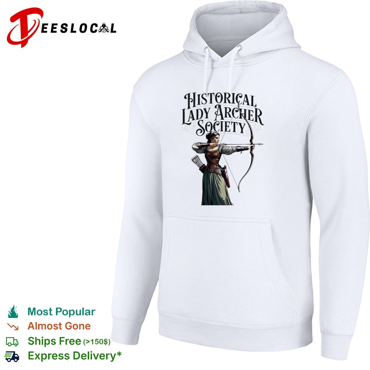 Historical lady archer society shirt