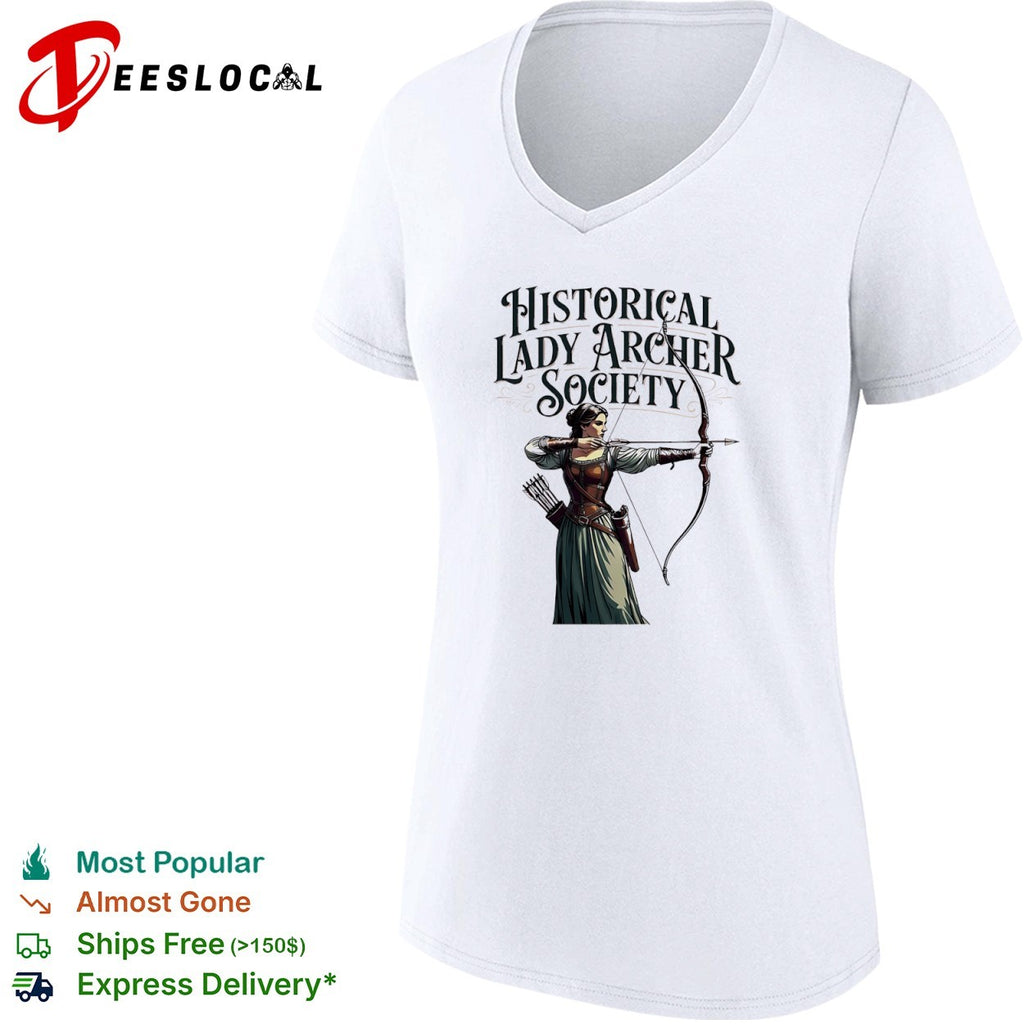 Historical lady archer society shirt