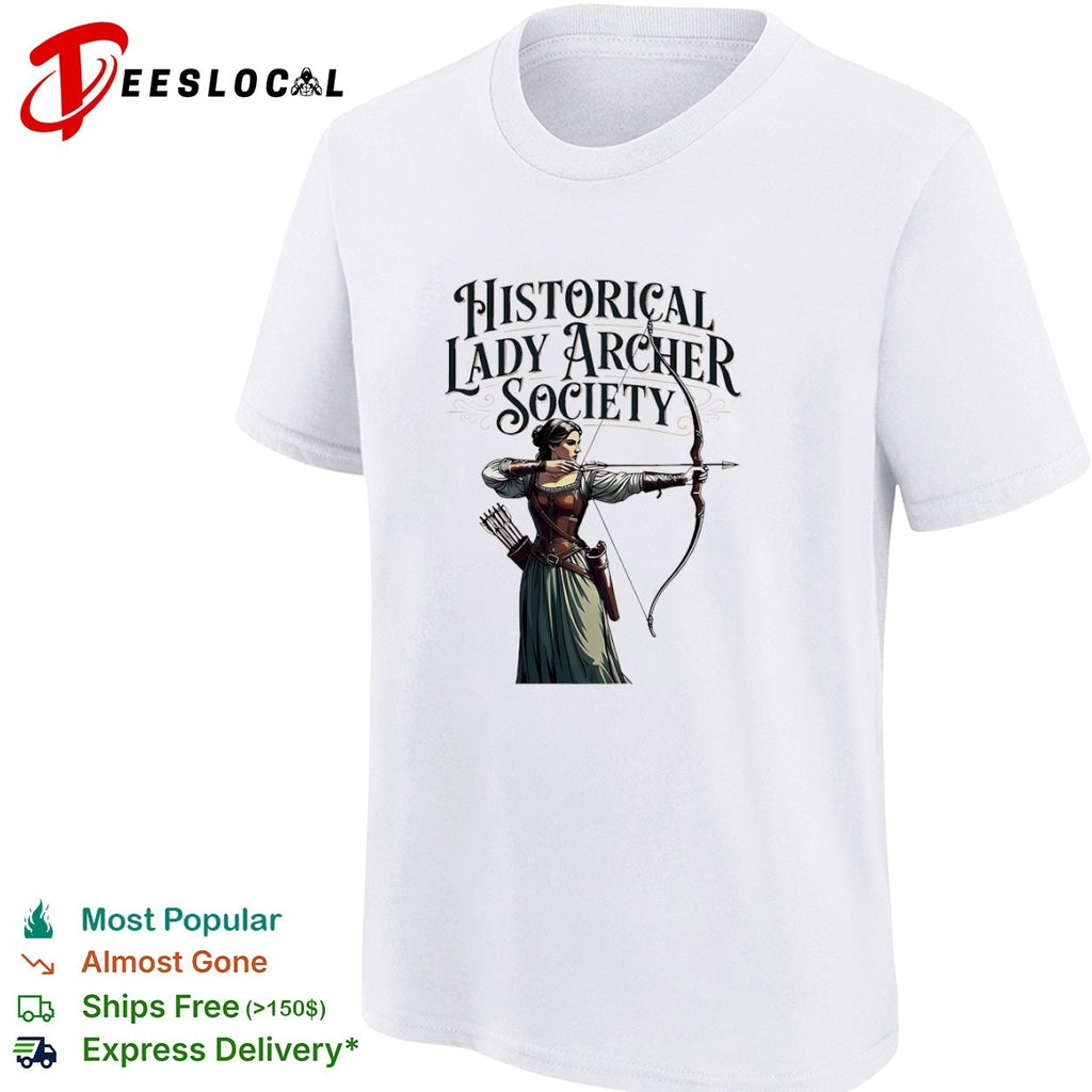 Historical lady archer society shirt