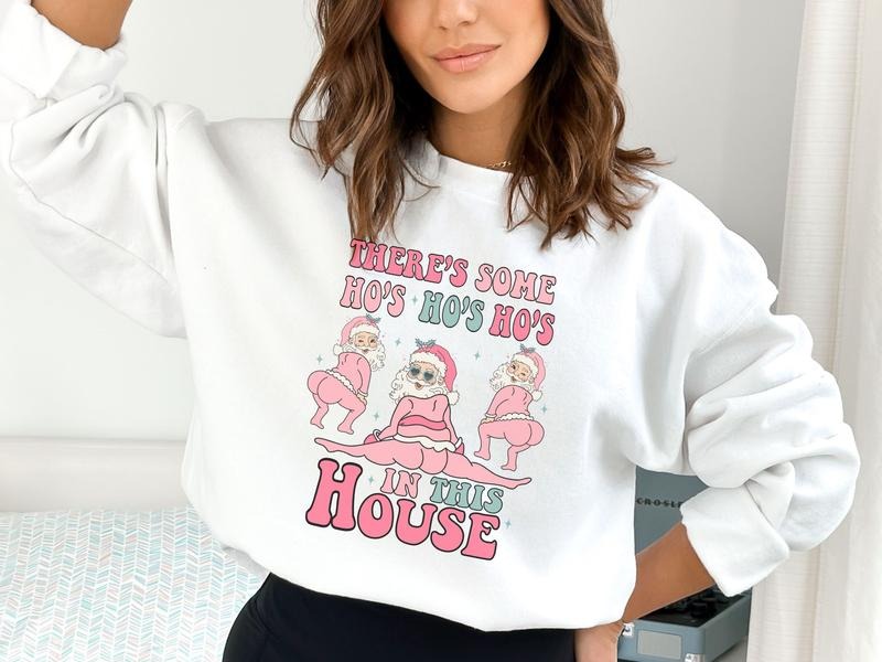 Ho Ho Ho in The House Christmas Sweatshirt T-Shirts, Hoodie | CiraTrend.com