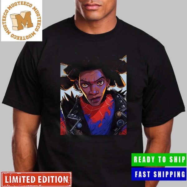 Hobbie Brown Spider Punk The Coolest Across The Spider Verse Painting Style Unisex T-Shirt
