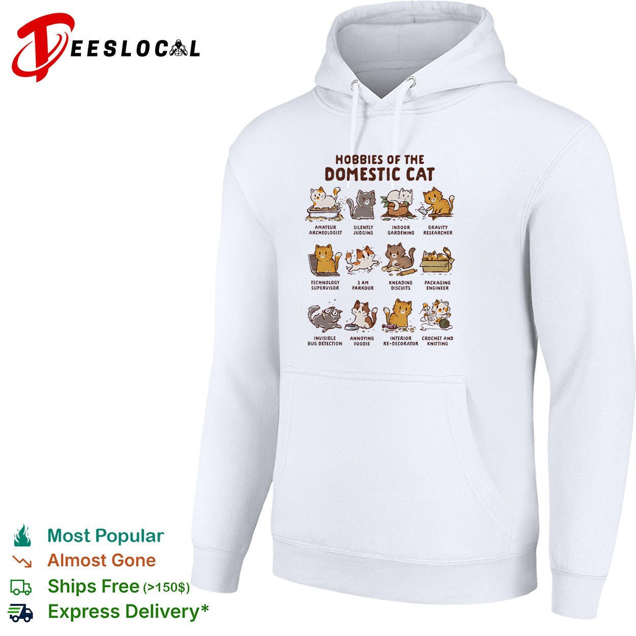 Hobbies of the domestic cat shirt