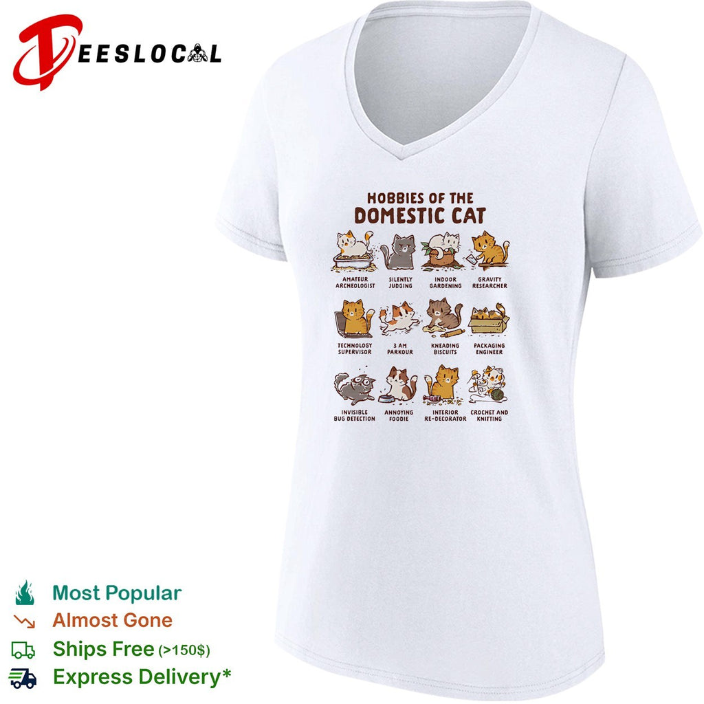 Hobbies of the domestic cat shirt
