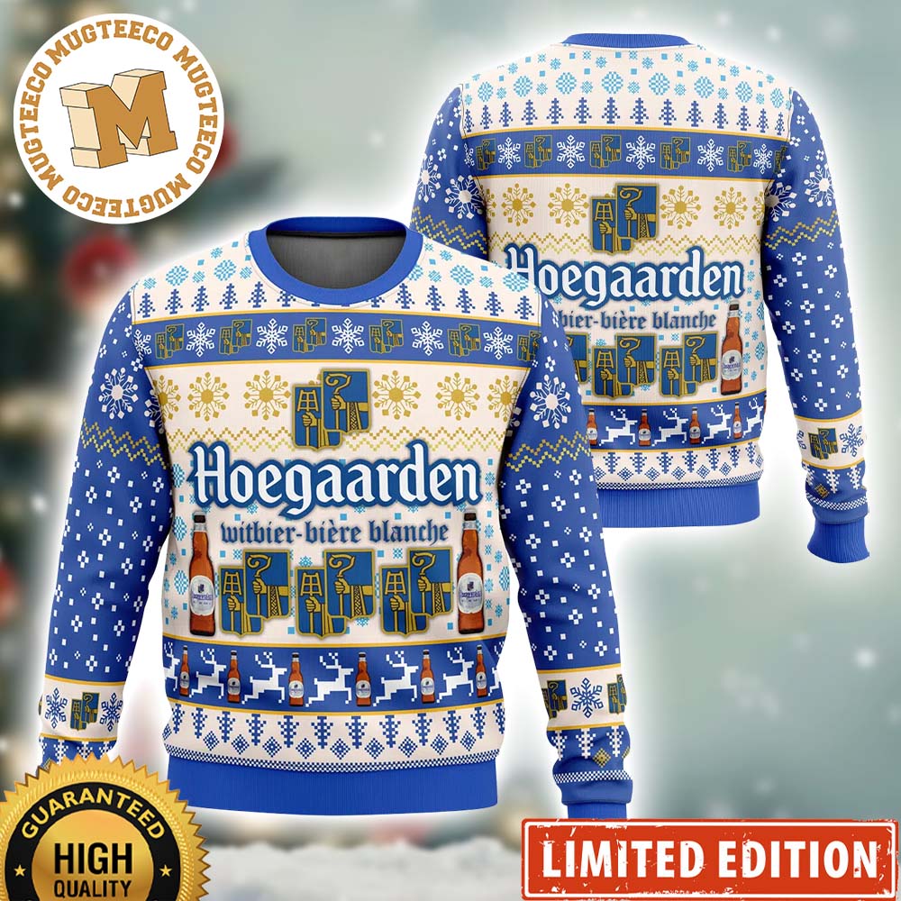 Hoegaarden Beer Ugly Christmas Sweater