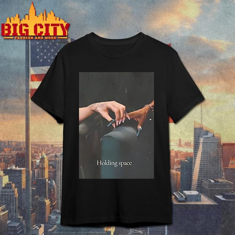 Holding Space Ariana Cynthia Finger Hold Defying Gravity Shirt