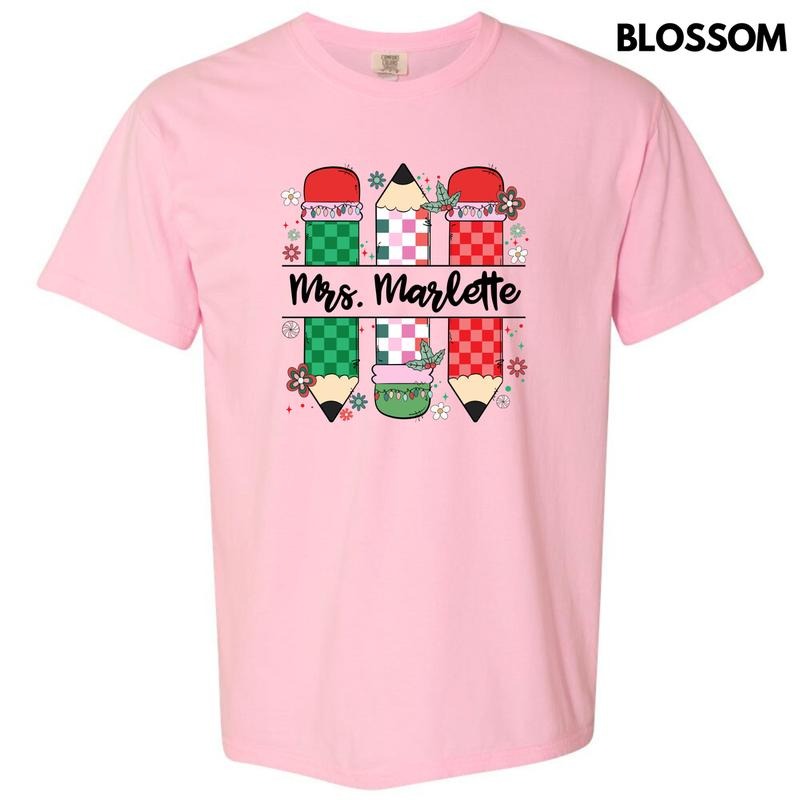 Holiday Pencils CUSTOM Comfort Colors T-Shirt 'NLB' Hoodie, Sweatshirt | CiraTrend.com
