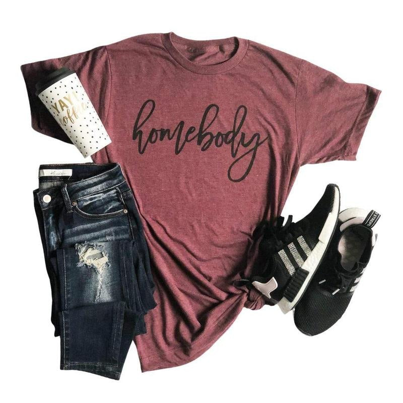 Homebody Soft Graphic Tee Hoodie, Sweatshirt | CiraTrend.com