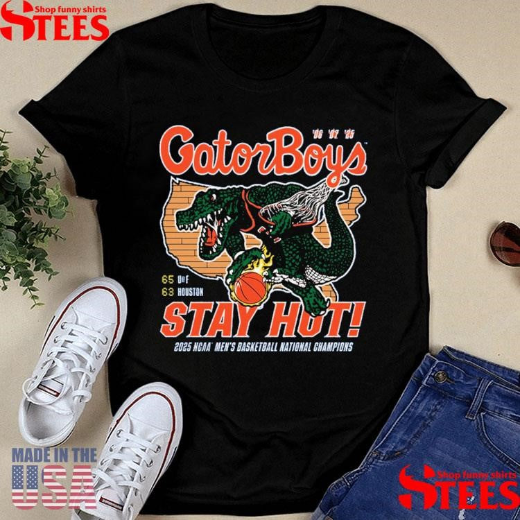Homefield Royal Florida Gators 2025 NCAA Men’s Basketball National Champions GatorBoys Stay Hot T-Shirt