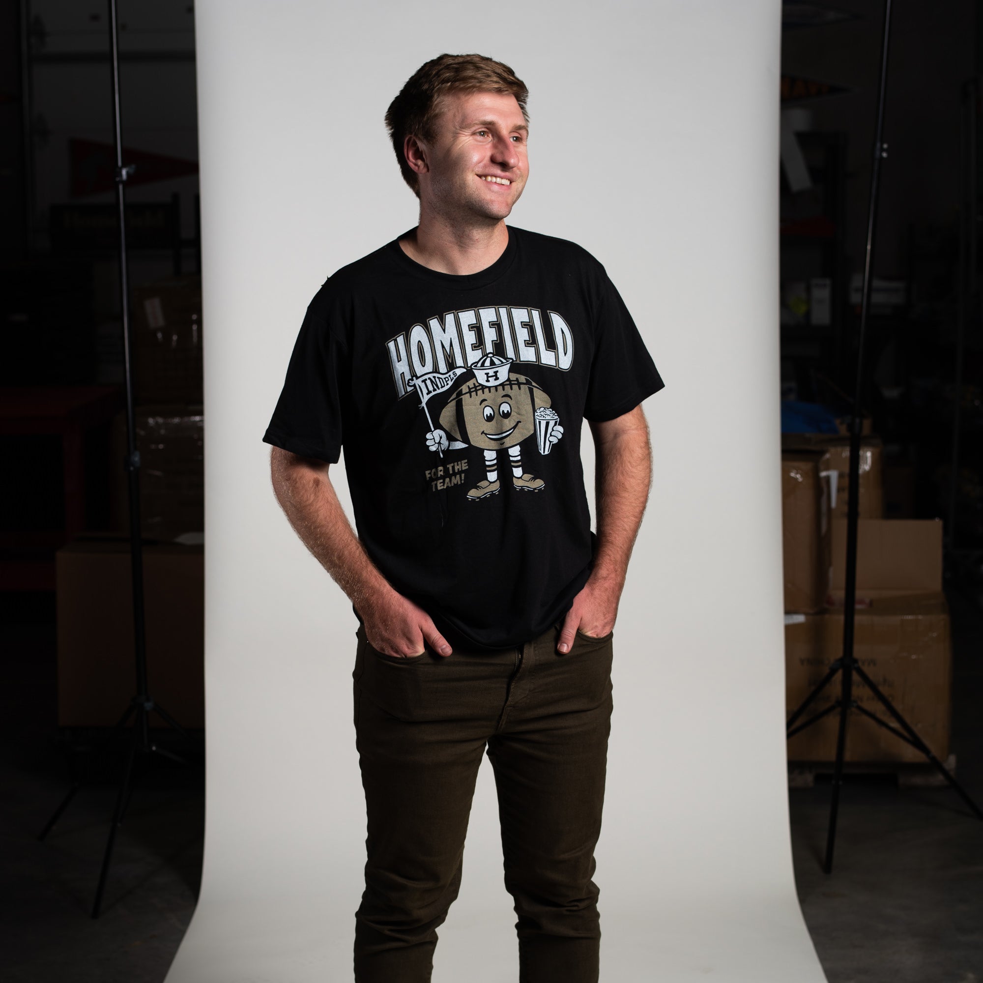 Homefield Sailor Hat Football Mascot Tee Style001