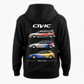 Honda Civic EG EK EF Generations – Hoodie T-Shirts, Sweatshirt | CiraTrend.com
