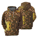 Honey Bee Hoodie, All Over Print