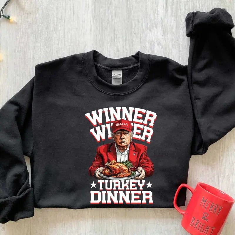 Funny Trump Thanksgiving Tshirt/Sweatshirt/Hoodie, Retro Crewneck, Gift For MyFriends, Cotton, Menswear Top | CiraTrend.com