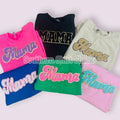 Mama Mystery Chenille Patch Sweatshirt / Hoodie T-Shirts | CiraTrend.com