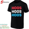Hoos hoos hoos minimalist tri-color varsity shirt