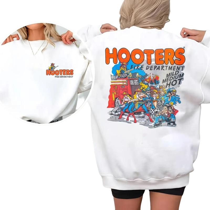 Hooters Fire Department T shirt, Shirt For Womens, Mens Hoodie, Sweatshirt | CiraTrend.com