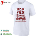 Hop On The Wagon Oklahomaha National Champions baseball shirt
