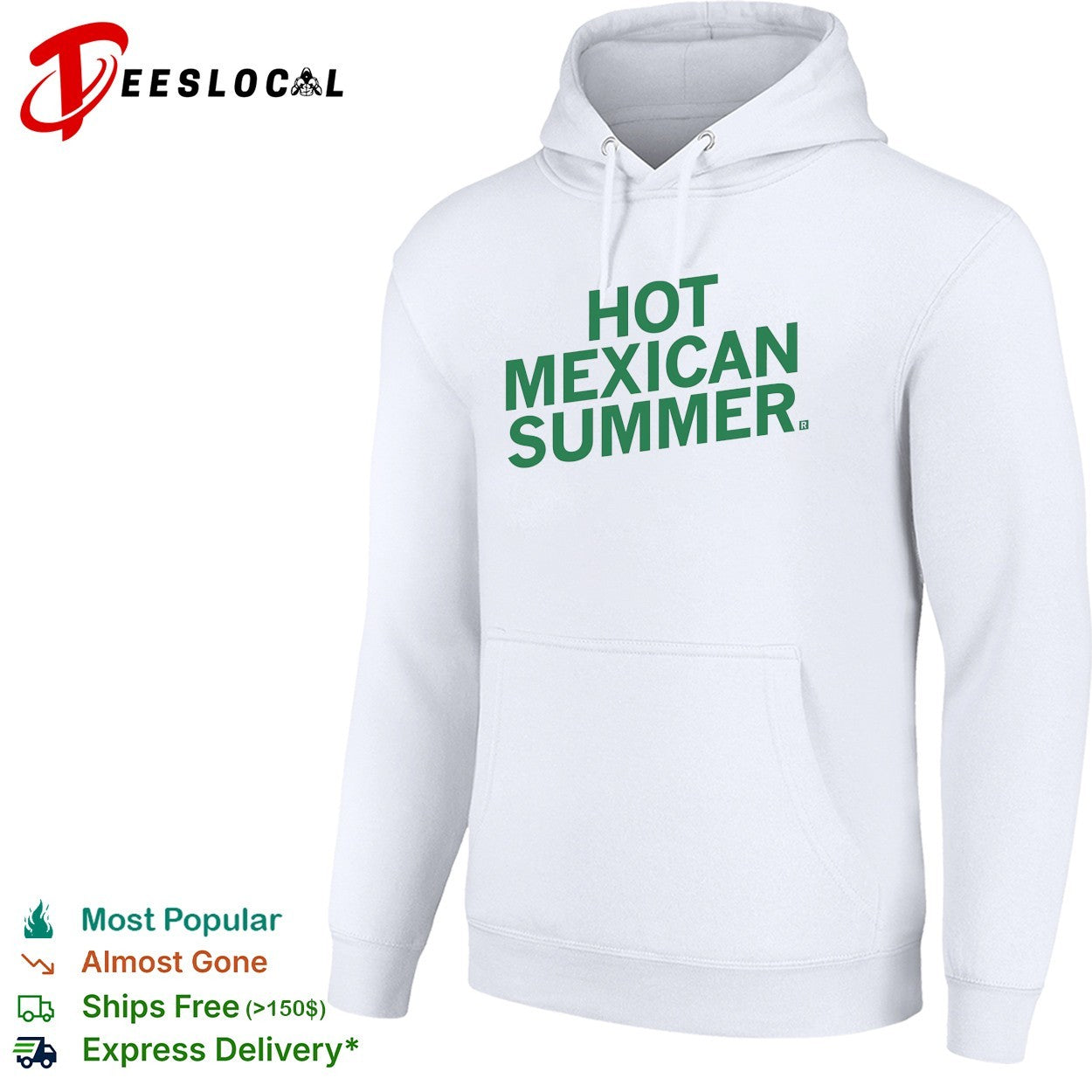 Mexican Sumber funny green text shirt