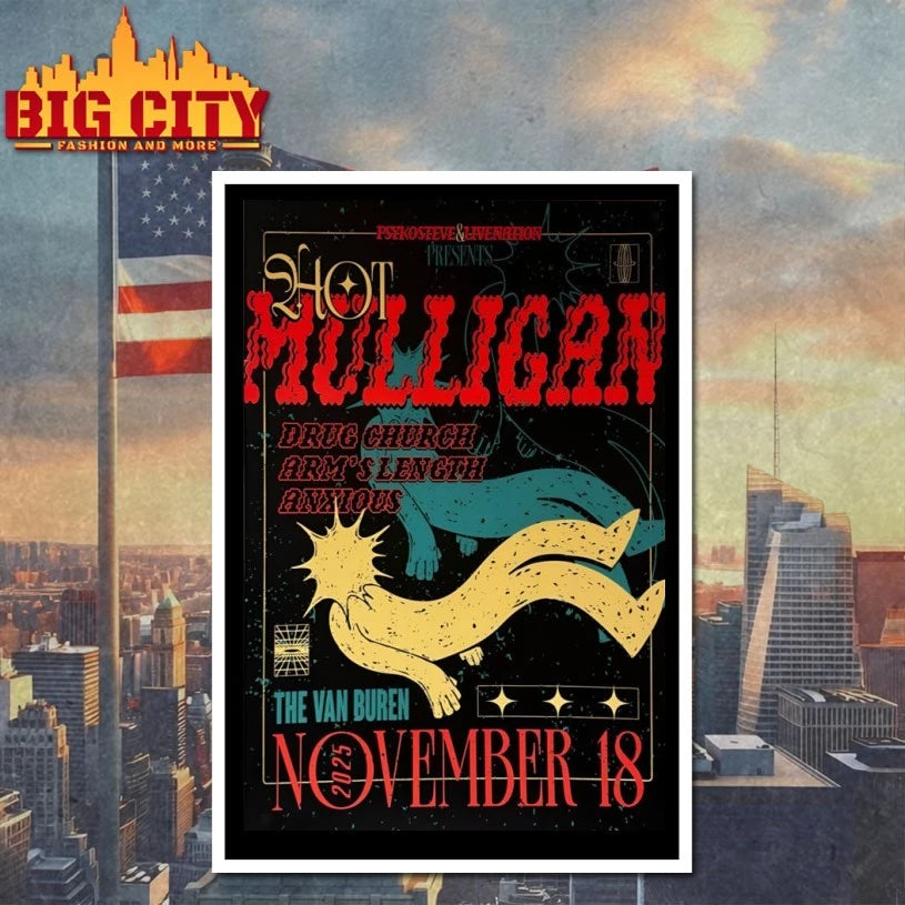 Hot Mulligan At The Van Buren In Phoenix AZ On Nov 18 2025 Poster Shirt