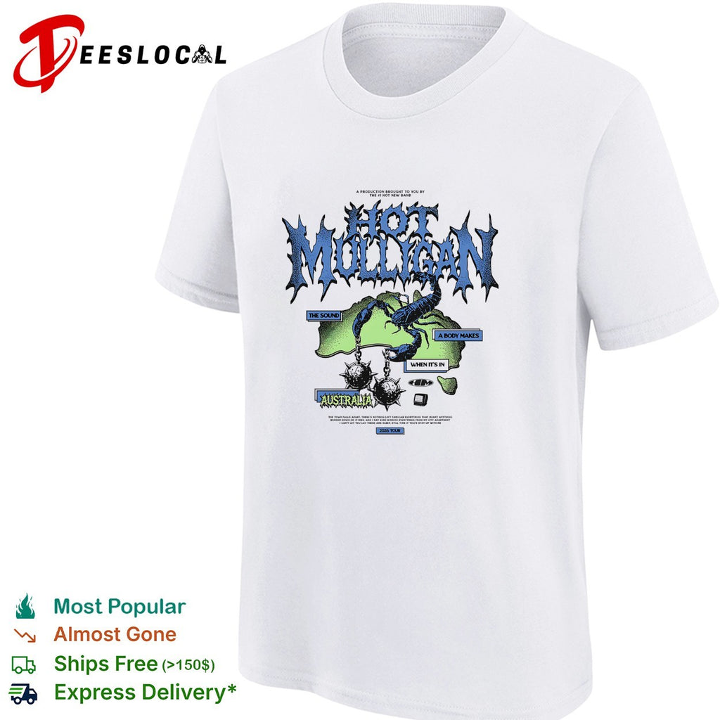 Mulligan Australia tour map shirt