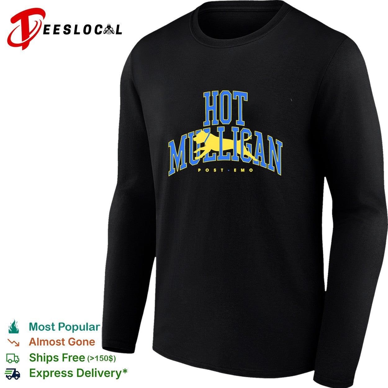 Mulligan post emo dog shirt