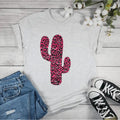 Hot Pink Cactus Graphic Tee Hoodie, Sweatshirt | CiraTrend.com