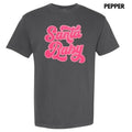 Hot Pink Santa Baby Sequin Patch Comfort Colors T-Shirt Hoodie, Sweatshirt | CiraTrend.com