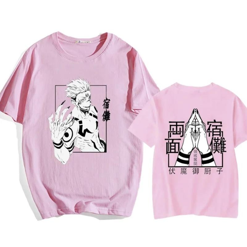 Hot Ryomen Sukuna Printed T Shirt | Fashion Anime Graphic | Casual Y2k Streetwear Tops | Gifts for Anime Lovers...