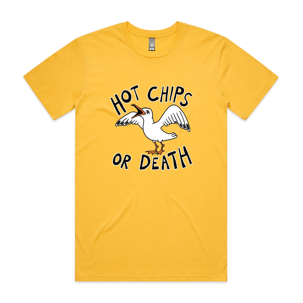 Hot Chips Or Death Tee Hoodie, Sweatshirt | CiraTrend.com (Image 1)