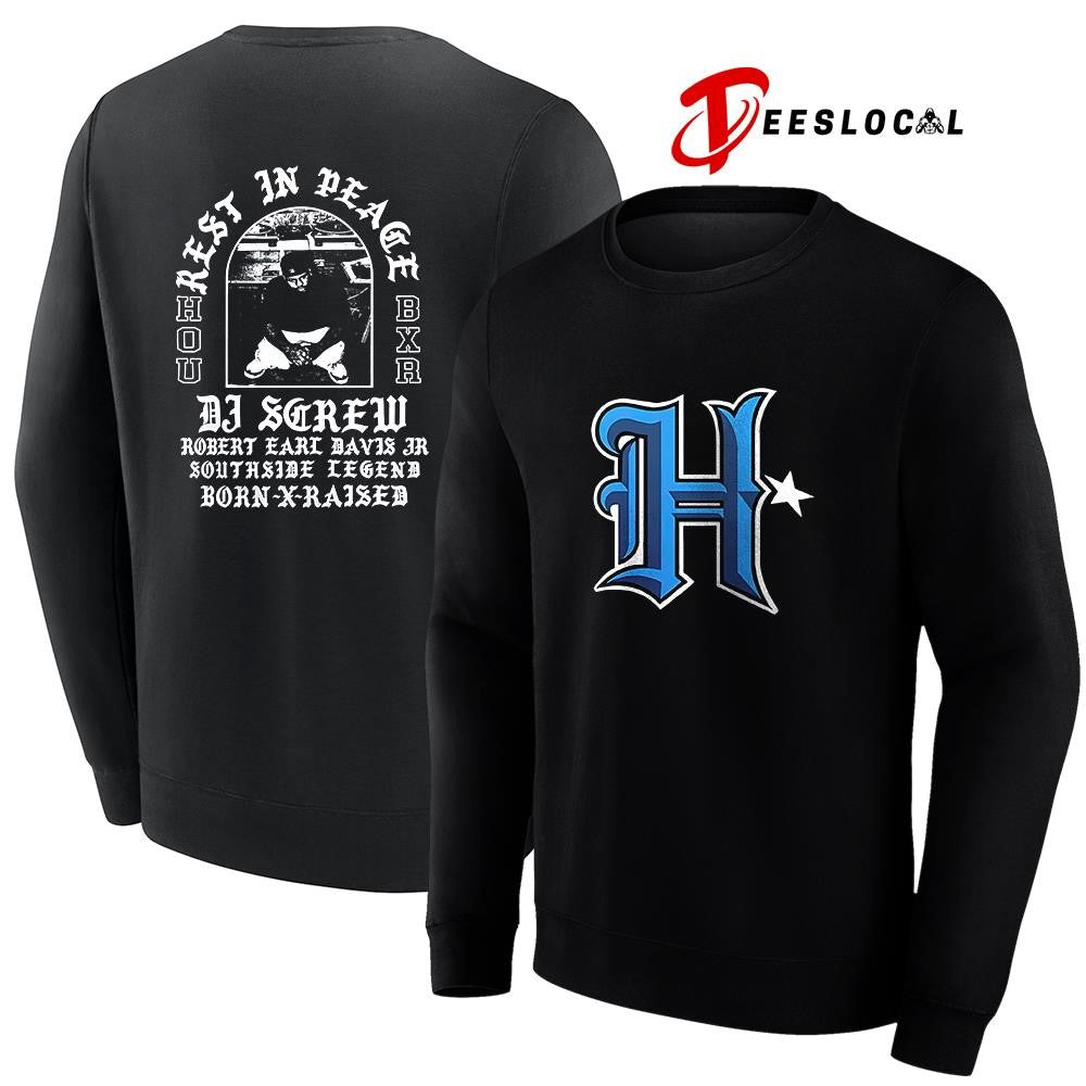 Houston Astros DJ Screw rest in peace graphic shirt