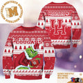 Houston Cougars NCAA Grinch Funny Xmas 2023 Gift For Holiday Ugly Christmas Sweater