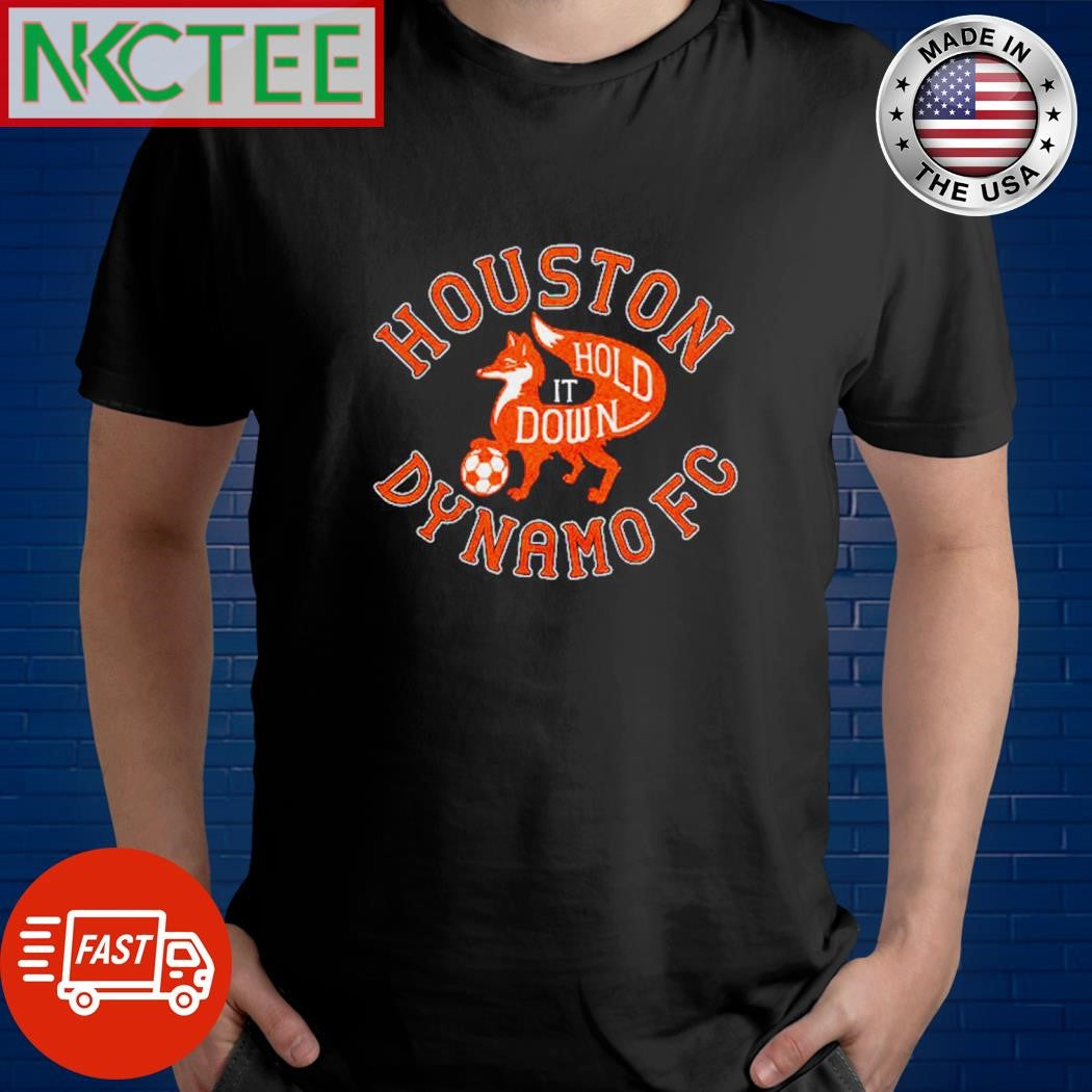 Houston Dynamo FC Hold It Down x Dynamo Diesel fox soccer ball shirt