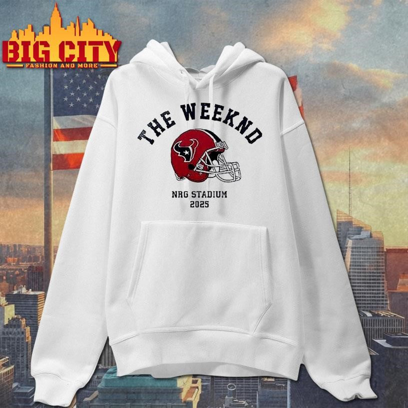 Houston Texans X The Weeknd Nrg Stadium Helmet Portrait Shirt