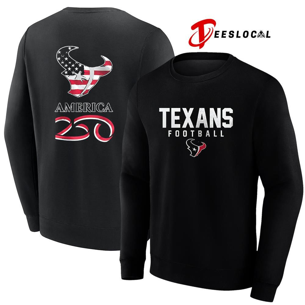 Houston Texans x 250 years of America camo shirt