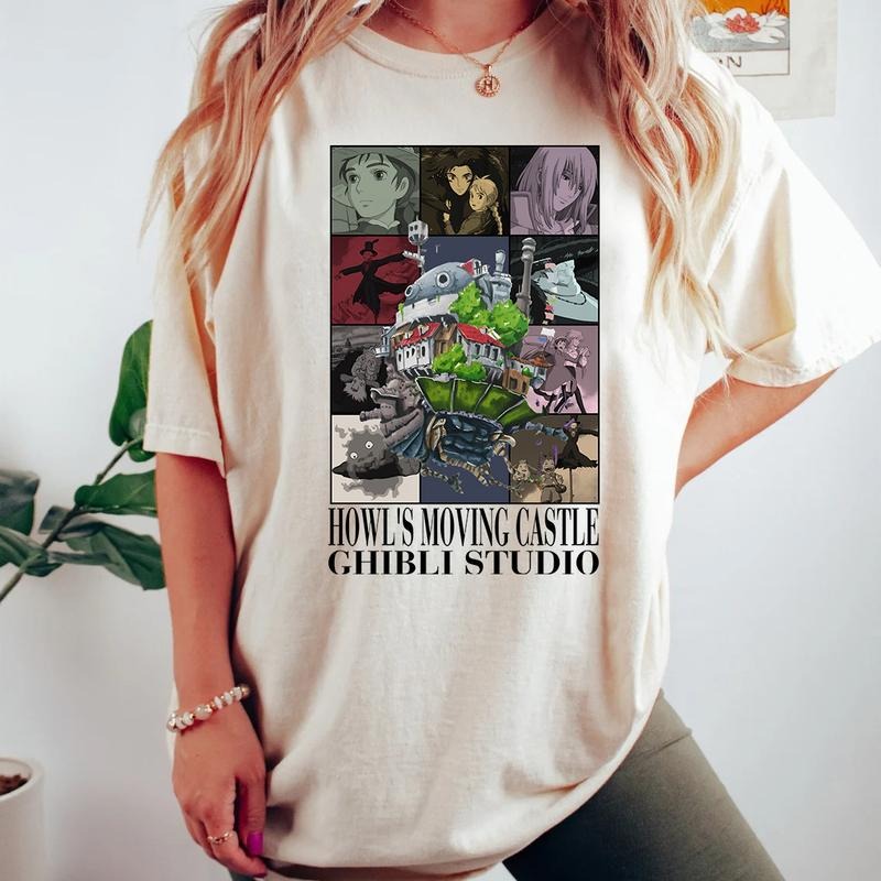 Howl's Moving Castle All Characters T-Shirt, Sweatshirt, Hoodie | CiraTrend.com