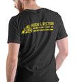 Hugh G Rection Construction Co. Funny T Shirt Unisex Cotton Black Tee with Logo Design for Men Hoodie, Sweatshirt