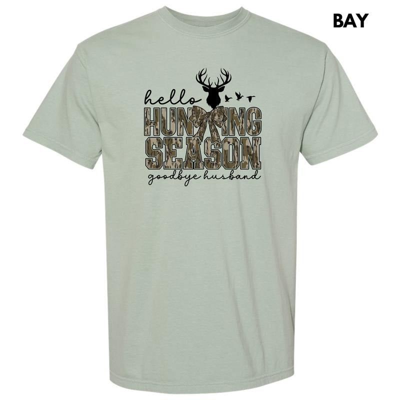 Hunting Season Husband Comfort Colors T-Shirt 'NLB' Hoodie, Sweatshirt | CiraTrend.com