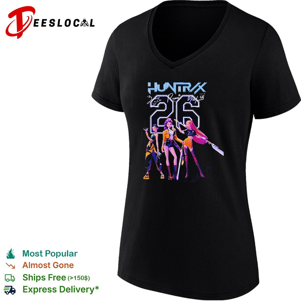 Huntrax 26 Zaye Rumi Blay ii Signatures Team Warriors Anime shirt