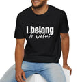 I Belong to Jesus Tee Pure Cotton Casual Style Crew Neck Short Sleeve T-Shirt Tops Trendy for Unisex Hoodie, Sweatshirt
