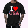 I Heart USA, I Love USA - Fun United States of America T-Shirt