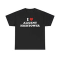 I Love Alicent Unisex Tee, I love t shirt, Funny Tee Menswear T-Shirt Hoodie, Sweatshirt | CiraTrend.com
